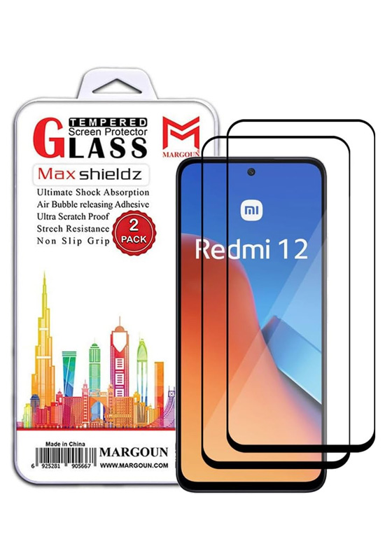 2 Pack for Xiaomi Mi 12 Screen Protector Side Black