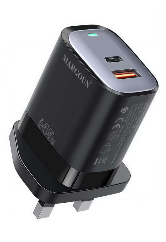 USB-C & Type C 45W Power Adapter 