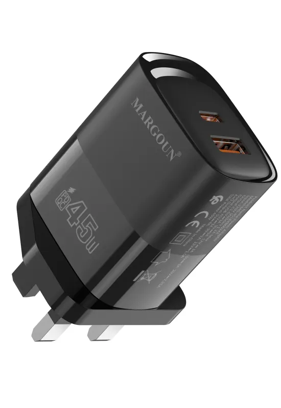 USB-C & Type C 45W Power Adapter 