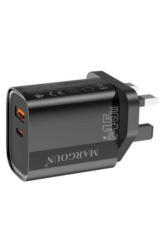 USB-C & Type C 45W Power Adapter 
