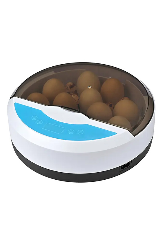 Incubator 9 automatic hatching machine with LED egg candler